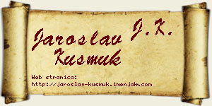 Jaroslav Kusmuk vizit kartica